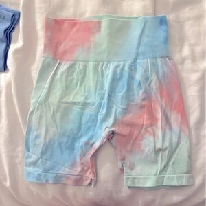 🍬Cotton candy gym shorts!
